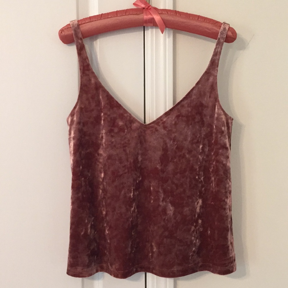 NWOT Crushed Velvet H&M Top
